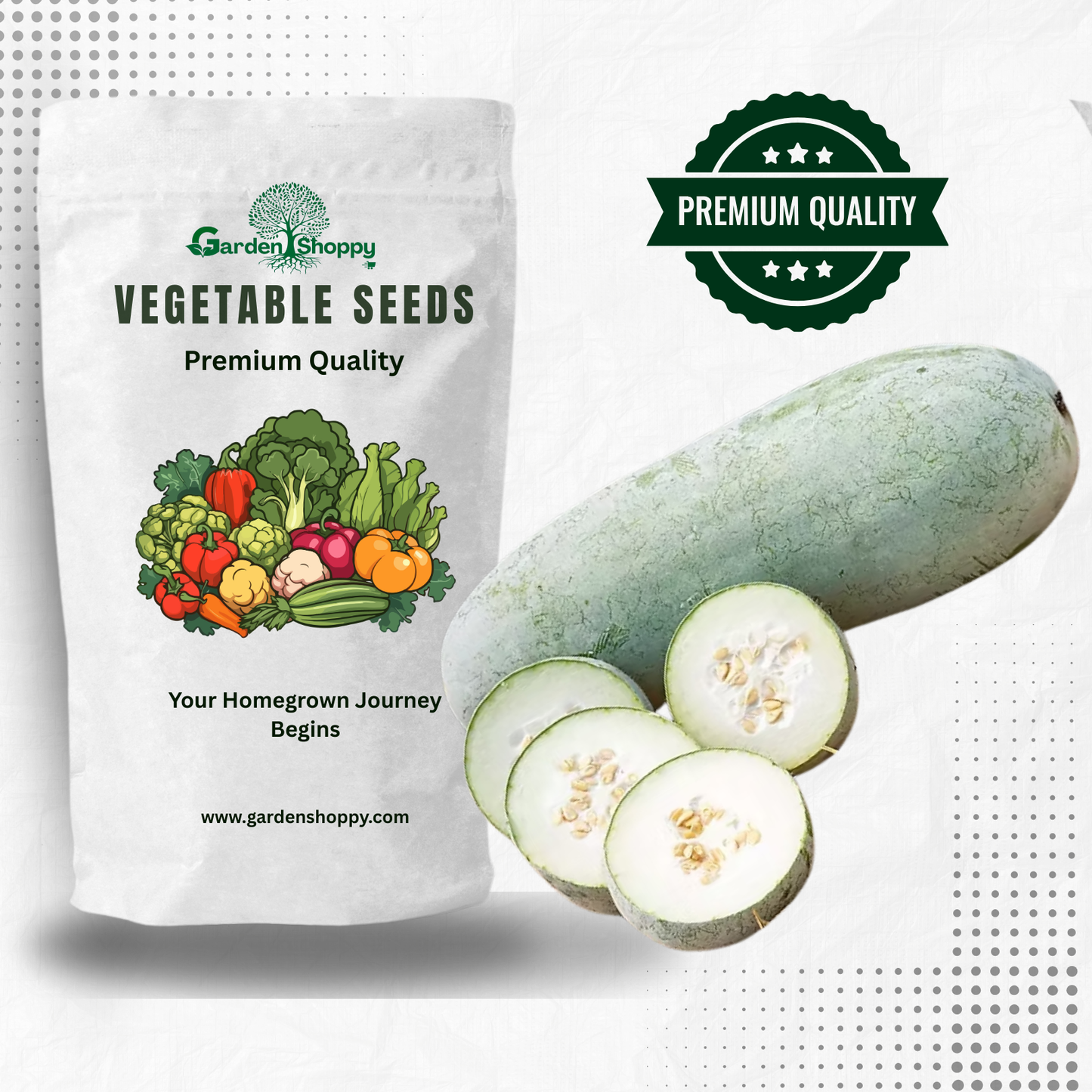 Ash Gourd Royal Seeds - Vegetable Seeds