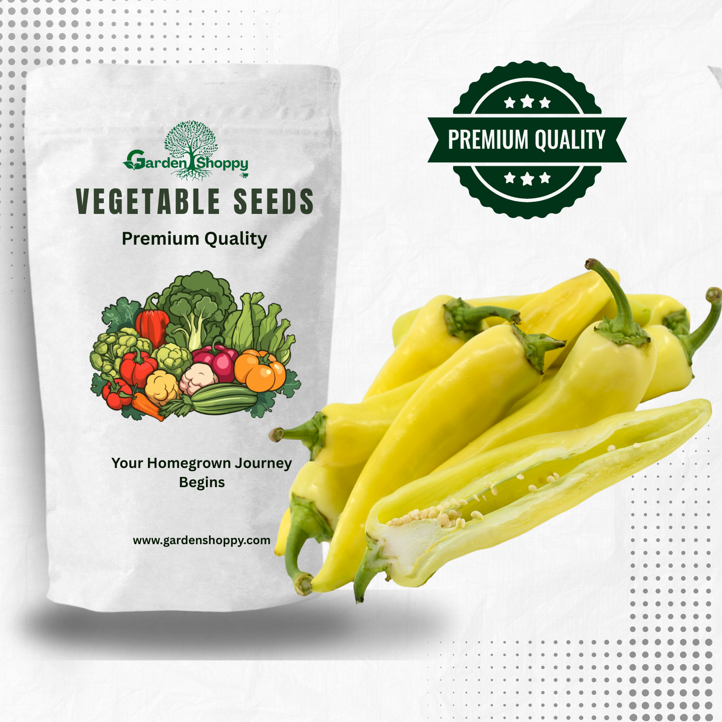 Hungarian Yellow Wax chilli Seeds - Vegetable Seeds
