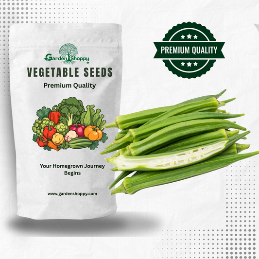 Lady's finger / Bhindi / Okra Hybrid F1 Varma Seeds - Vegetable Seeds