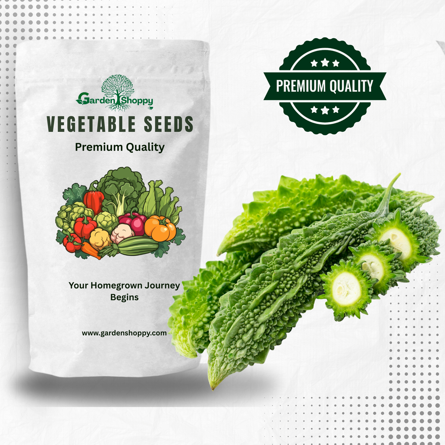 Green  Bitter Gourd Seeds - Vegetable Seeds